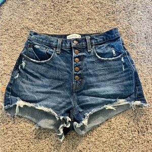 Women's Distressed Denim Shorts